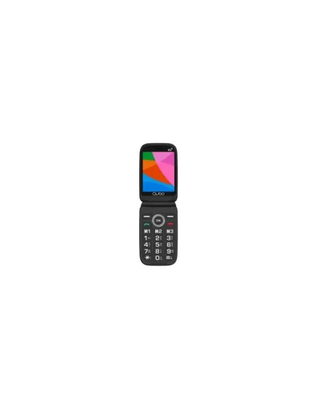 Teléfono Móvil Qubo X-340 4G para Personas Mayores/ Negro