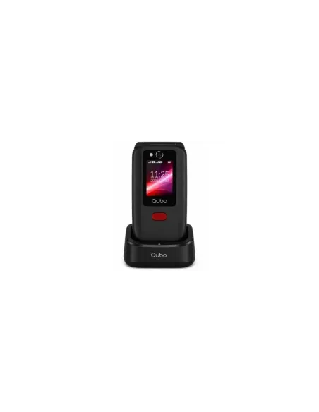 Teléfono Móvil Qubo X-D340CB 4G para Personas Mayores/ Negro