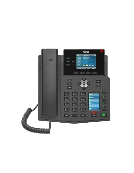 Fanvil X4U, 12 líneas SIP, 1 pantalla lateral