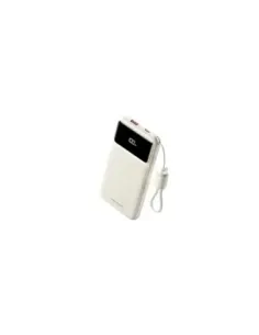 Powerbank 10000mAh Vention XGYW0-39-TY/ 22.5W/ Blanca/ Incluye Cable USB Tipo-C