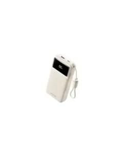 Powerbank 20000mAh Vention XGYW0-40-TY/ 22.5W/ Blanca/ Incluye Cable USB Tipo-C
