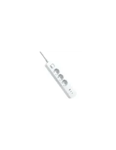 Regleta con Interruptor Xiaomi 20W Power Strip/ 3 Tomas de Corriente/ 1 USB/ 2 USB Tipo-C/ Cable 1.4m/ Blanca