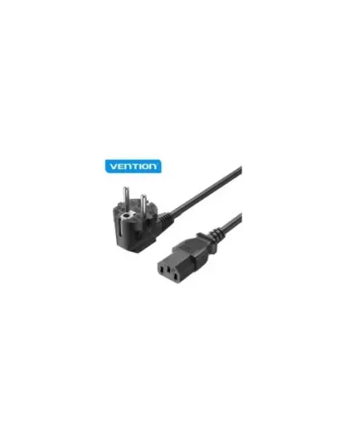 Cable de Alimentación Vention ZCJBAC/ IEC C13 Hembra - CEE7 Macho/ 1.8m/ Negro