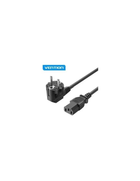 Cable de Alimentación Vention ZCJBAC/ IEC C13 Hembra - CEE7 Macho/ 1.8m/ Negro