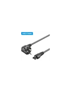 Cable de Alimentación Vention ZCKBAC/ IEC C5 Hembra - CEE7 Macho/ 1.8m/ Negro