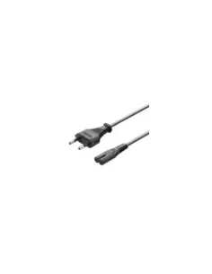 Cable Alimentación Forma 8 Vention ZCLBAC/ CEE7/16 Macho - C7 Hembra/ 1.8m