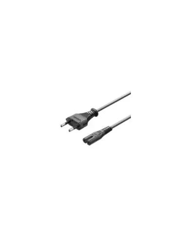 Cable Alimentación Forma 8 Vention ZCLBAC/ CEE7/16 Macho - C7 Hembra/ 1.8m
