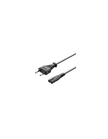 Cable Alimentación Forma 8 Vention ZCLBAC/ CEE7/16 Macho - C7 Hembra/ 1.8m