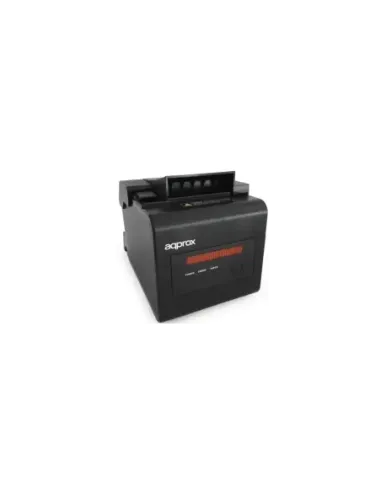 Impresora de Tickets Approx appPOS80ALARM/ Térmica/ Ancho papel 58 y 80mm/ USB-RS232-LAN-RJ11/ Negra