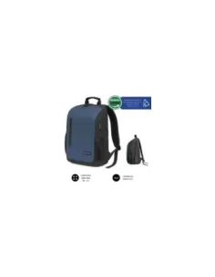 Mochila Subblim Xpand Air Padding Backpack para Portátiles hasta 15.6"/ 21L/ Puerto USB/ Azul