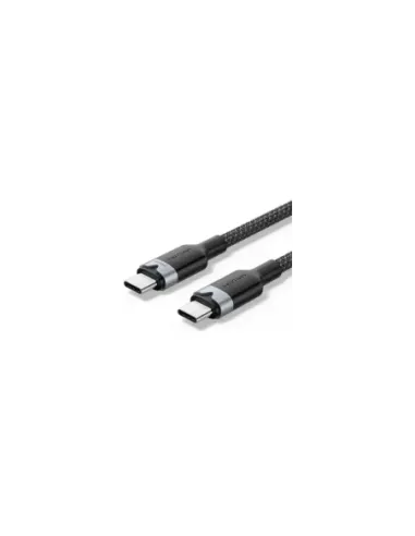 Cable USB 2.0 Tipo-C 5A Vention TRIBF/ USB Tipo-C Macho - USB Tipo-C Macho/ Hasta 240W/ 480Mbps/ 1m/ Negro