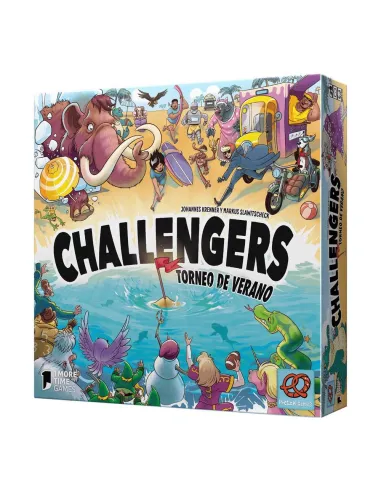 Juego de mesa challengers! torneo de verano edad recomendada 8 años