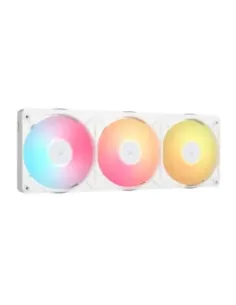 Ventilador caja corsair icue link rx360 ii unified frame rgb 3x 120mm blanco