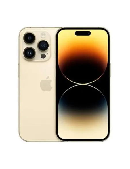 Telefono movil smartphone iphone 14 pro 5g - 256gb - 6.1 pulgadas - oro acondicionado