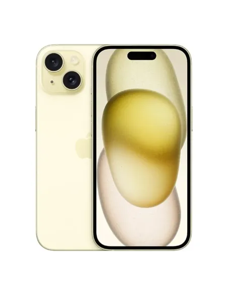 Telefono movil smartphone apple iphone 15 5g -  128gb -  6.1 pulgadas yellow acondicionado