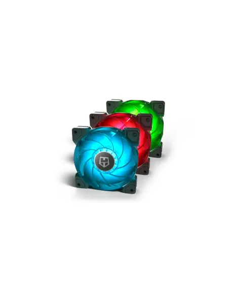 Ventilador caja nox hummer h - sync rgb 120mm pack 3