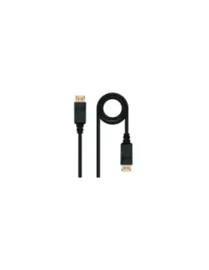 Cable DisplayPort 1.2 4K Nanocable 10.15.2310/ DisplayPort Macho - DisplayPort Macho/ 10m/ Negro