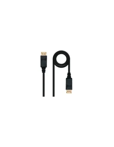 Cable DisplayPort 1.2 4K Nanocable 10.15.2310/ DisplayPort Macho - DisplayPort Macho/ 10m/ Negro