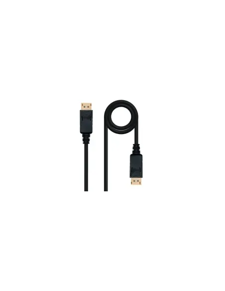 Cable DisplayPort 1.2 4K Nanocable 10.15.2310/ DisplayPort Macho - DisplayPort Macho/ 10m/ Negro