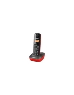 Teléfono Inalámbrico Panasonic KX-TG1611/ Negro y Rojo