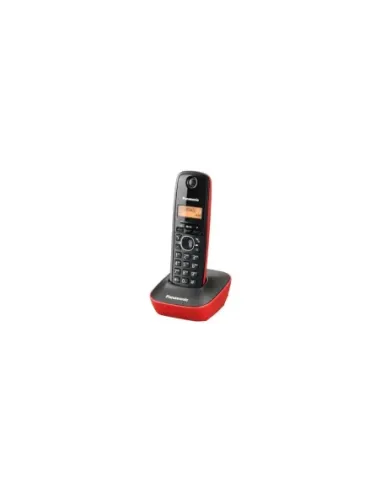 Teléfono Inalámbrico Panasonic KX-TG1611/ Negro y Rojo