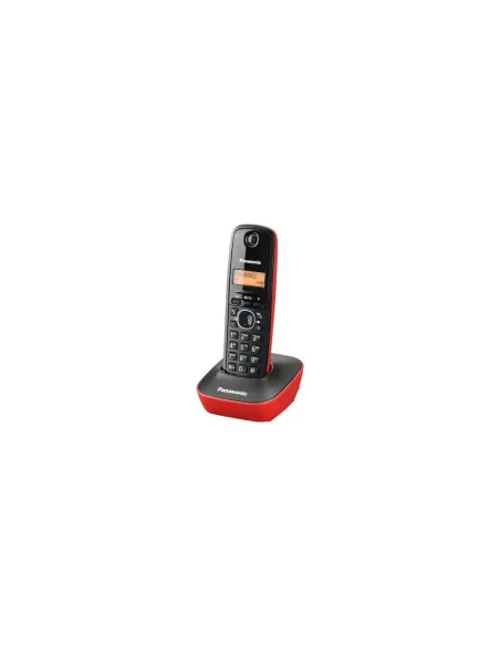 Teléfono Inalámbrico Panasonic KX-TG1611/ Negro y Rojo