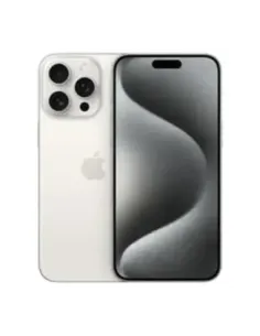 Apple iphone 15 pro 5g 128gb blanco acondicionado grado a