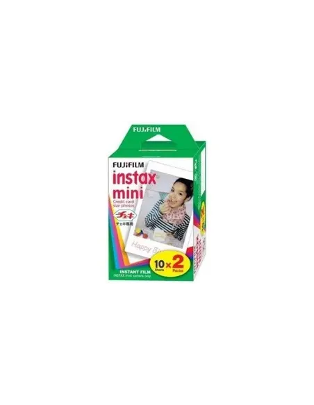 Pack 2 cartuchos - carga fujifilm 10 fotos instax  mini