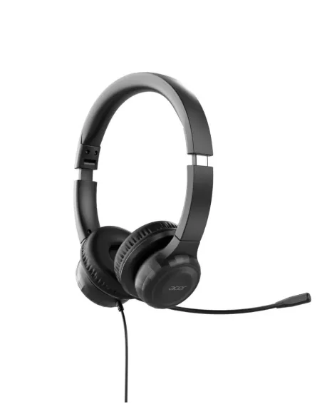 Acer AHW154 Auriculares Alámbrico De mano Oficina Centro de llamadas USB tipo A Negro