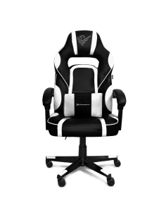 Silla gaming phoenix trophy cuero pu blanca