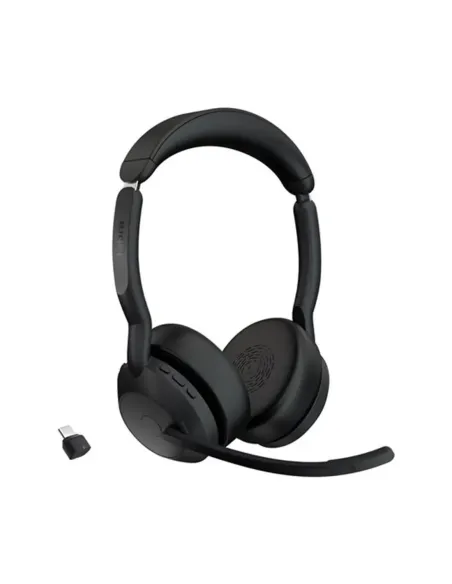 Auriculares jabra evolve2 55 uc stereo inalambrico negro