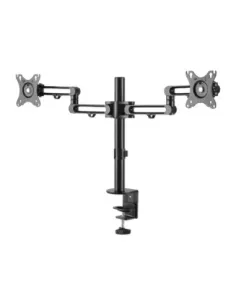 Soporte mesa startech vesa hasta 32 pulgadas 100x100mm brazo doble max 8kg - brazo