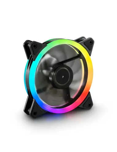 Ventilador caja sharkoon shark blades fan 120x120x 255 mm rgb led