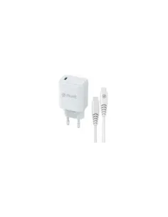 Cargador de Pared Muvit For Change MCPAK0044/ 1xUSB Tipo-C + Cable USB Tipo-C/ 20W