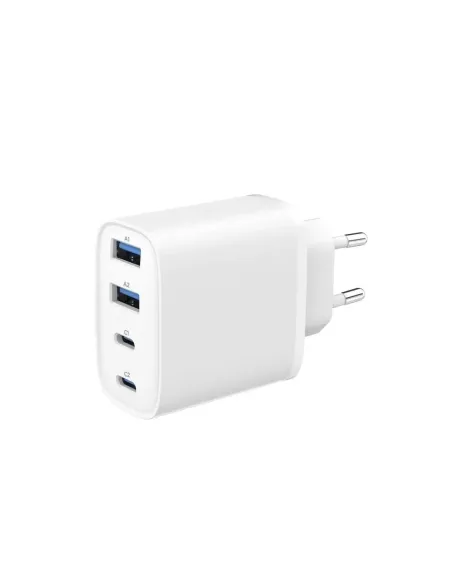 Gembird Cargador rápido USB PD 4 puertos 40 W GaN