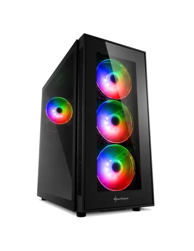 Caja sharkoon tg5 pro atx 2xusb3.0 2xusb2.0 sin fuente rgb