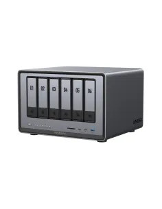 Ugreen DXP6800 Pro NAS Escritorio Intel® Core™ i5 8 GB DDR5 Gris, Negro