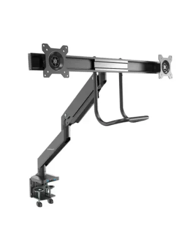 Soporte mesa startech vesa hasta 32 pulgadas 100x100mm brazo doble max 8kg - brazo 2x usb 3.1