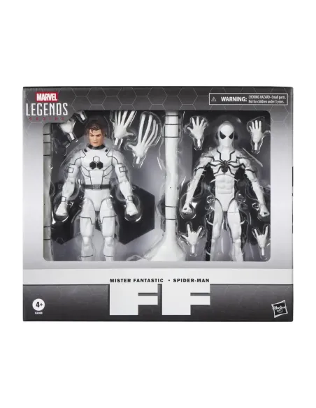 Pack 2 figuras hasbro marvel legends series mister fantastick & spiderman