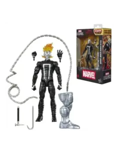 Figura hasbro marvel legends series build a figure marvel's box ghost rider (robbie reyes)