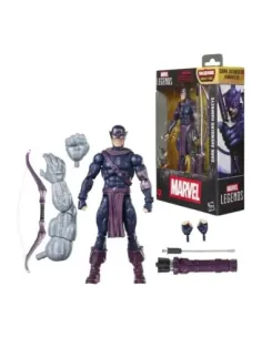 Figura hasbro marvel legends series build a figure marvel's box dark avengers hawkeye