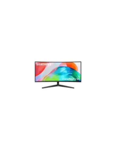 Monitor Profesional Ultraparonámico Curvo Samsung ViewFinity S5 S34H550GAU 34"/ UWQHD/ Negro