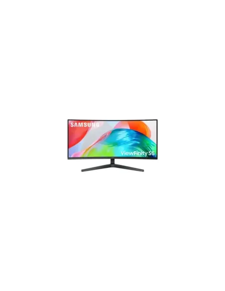 Monitor Profesional Ultraparonámico Curvo Samsung ViewFinity S5 S34H550GAU 34"/ UWQHD/ Negro
