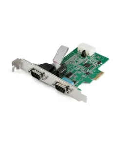 Tarjeta de red startech pex2s953 2x rs232 pci express