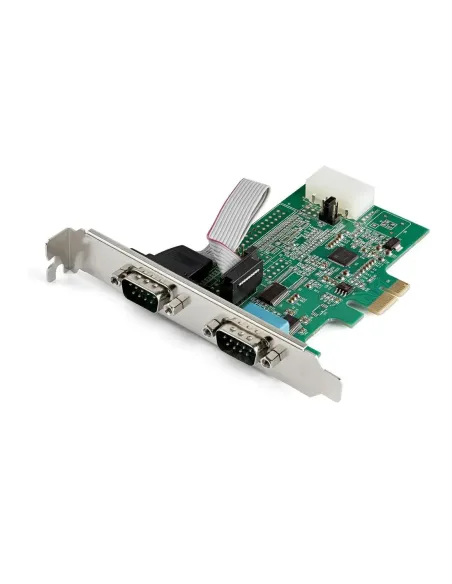 Tarjeta de red startech pex2s953 2x rs232 pci express