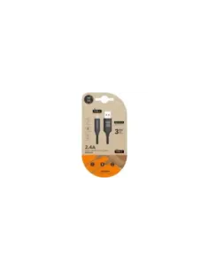 Cable USB 2.0 Tipo-C Tech One Tech TEC2003/ USB Tipo-C Macho - USB Macho/ 480Mbps/ 1m/ Negro