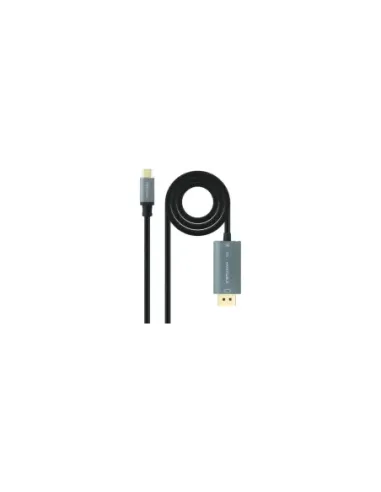Cable Conversor Nanocable 10.15.5022/ USB Tipo-C Macho - Displayport Macho/ 2m/ Negro
