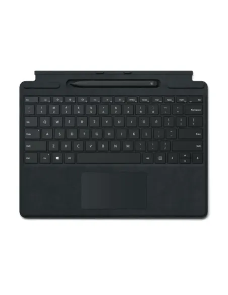 Teclado microsoft surface pro 10 + pen negro italiano