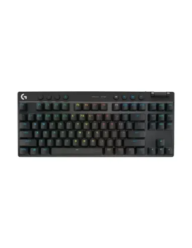 Teclado gaming logitech pro x tkl inalambrico negro tactil