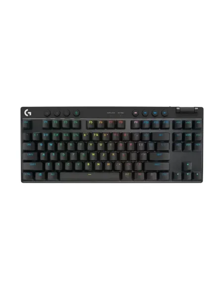 Teclado gaming logitech pro x tkl inalambrico negro tactil